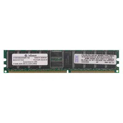 HYS72D64500GR-7-B Infineon 512MB DDR-266MHz RDIMM 1Rx4 CL2.5 Memory