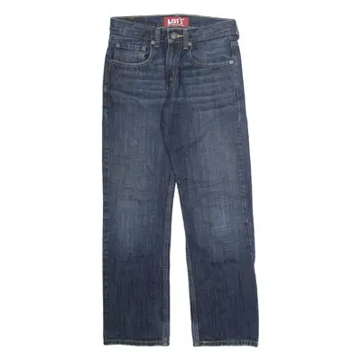 LEVI'S Mens Jeans Blue Regular Straight Stone Wash W28 L28