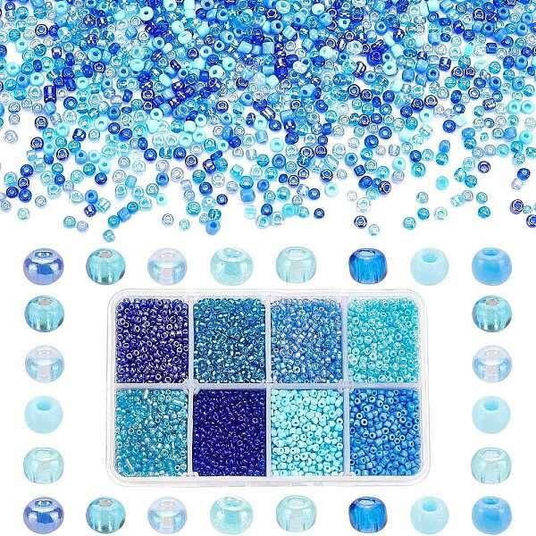 200g 8 Style 12/0 Glass Seed Beads