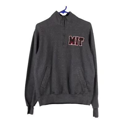 Champion 1/4 Zip - Medium Grey Cotton Blend