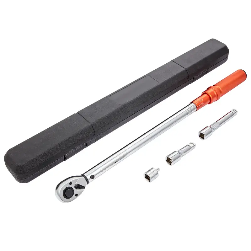 VEVOR Torque Wrench, 1/2-inch Drive Click Torque Wrench 20-250ft.lb/34-340n.m, Dual-Direction Adjustable Torque Wrench Set, M...