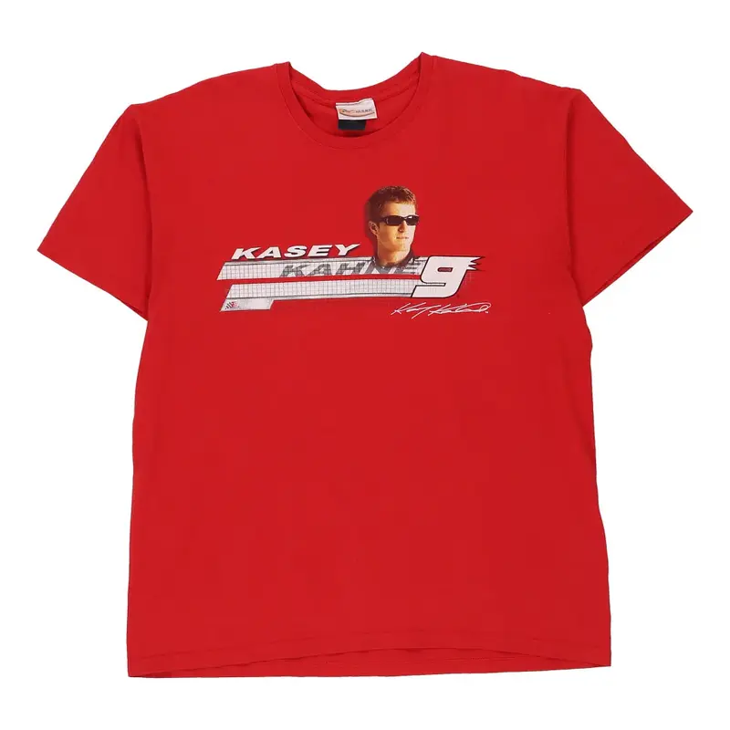 Kasey Kahne Chase Authentics Nascar T-Shirt - Large Red Cotton