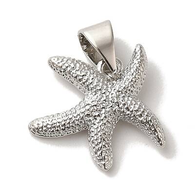 Starfish Rack Plating Brass Charms