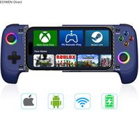 Gamtoure Wireless Game Controller for Iphone/Android with Hall Effect Joysticks, Mobile Gaming Companion with RGB & Ergonomic...