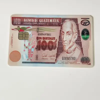 todo los Quetzales debit card sticker