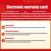 Electronic warranty card Electronic warranty card
