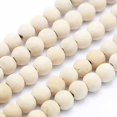 Natural Wood  Beads Strands