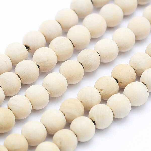 Natural Wood  Beads Strands