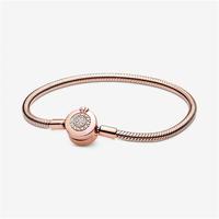 Shiny O Shape Snake Chain Bracelet, Suitable for Bracelet Pendant, Friend Bracelet, Gift for Her