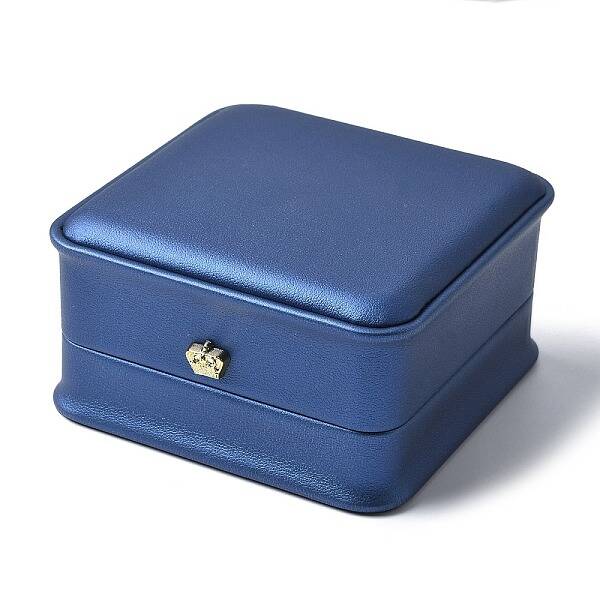 PU Leather Jewelry Bangle Gift Storage Boxes