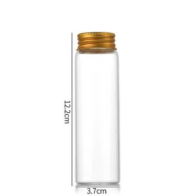 Clear Glass Bottles Bead Containers