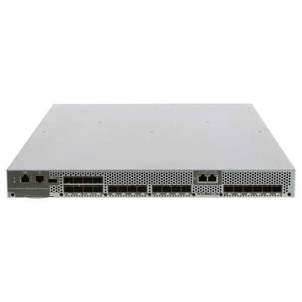 HP AP862B | StorageWorks 1606 4 x Ports 8GB Fibre Channel + 2 x Ports 1000Base-T Layer 2 Gigabit Ethernet Extension SAN Switc...