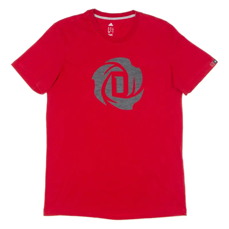 ADIDAS Derrick Rose Mens T-Shirt Red USA Crew Neck M