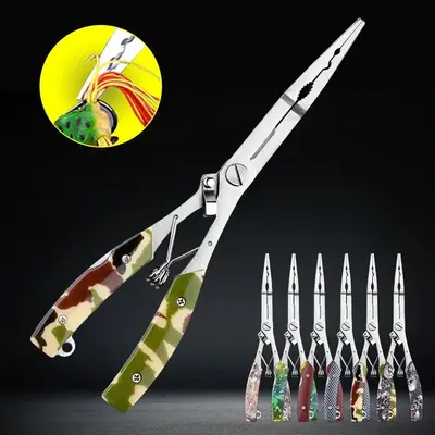 Portable Fishing Plier Set With Storage Bag, Multifunctional Tackle Tool For Outdoor Fishing