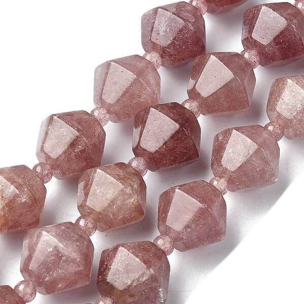 Natural Strawberry Quartz Beads Strands
