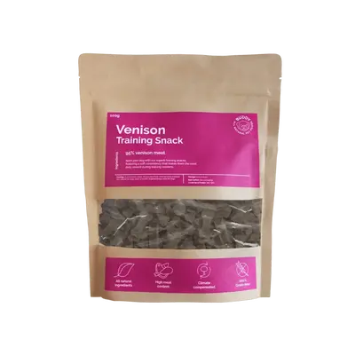 Venison Training Snacks | Välj storlek: 3x100g