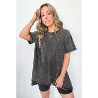 Kala Washed Drop Shoulder Relaxed Top - BACK IN STOCK