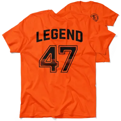 47 Legend - Safety Orange Hi-Vis T-Shirt