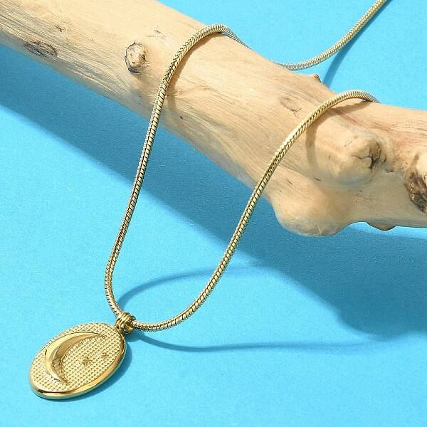 Ion Plating(IP) 304 Stainless Steel Pendant Necklace