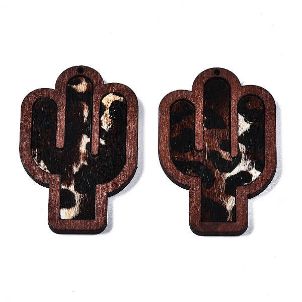 Eco-Friendly Cowhide Leather Big Pendants