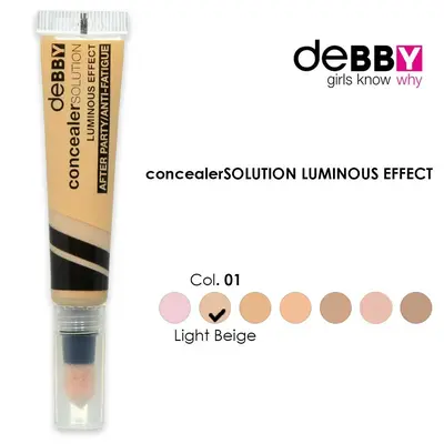 Debby Luminous Solution Concealer 01 - Light Beige
