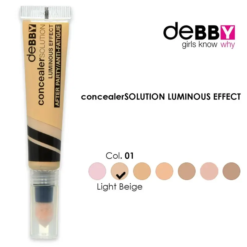 Debby Luminous Solution Concealer 01 - Light Beige