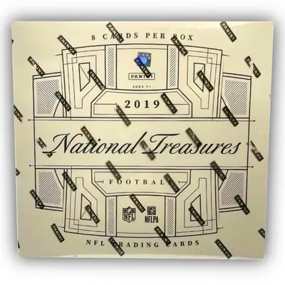 Pick Your Team 2019 Panini National Treasures Football Hobby Box Card Break