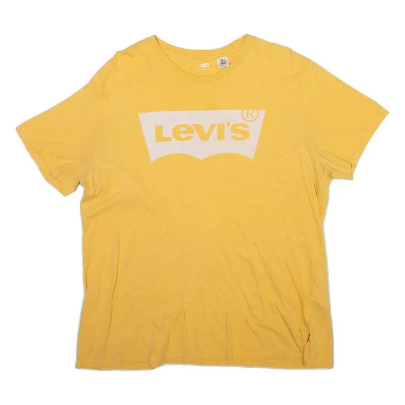 LEVI'S Mens T-Shirt Yellow XL