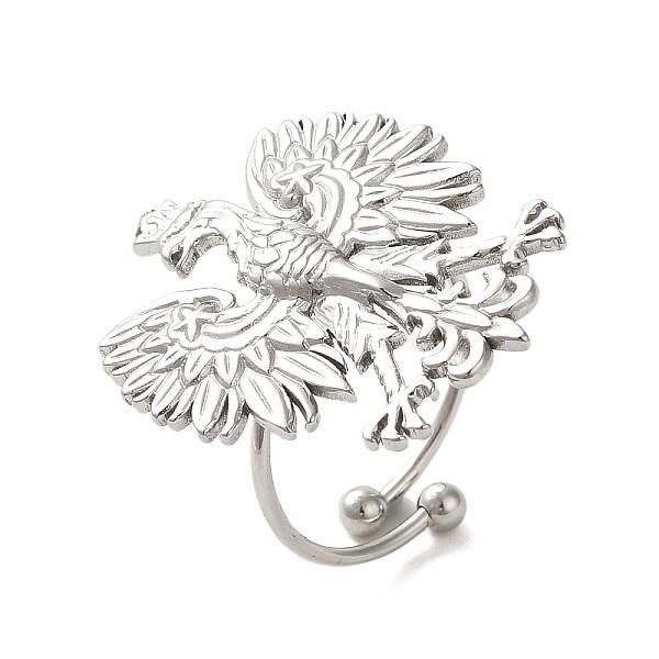 Non-Tarnish 304 Stainless Steel Open Cuff Ring