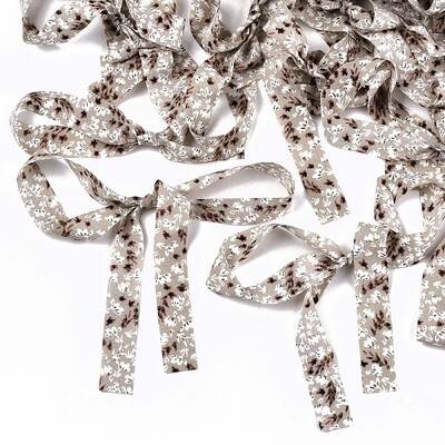 Big Bowknot Linen Fabric