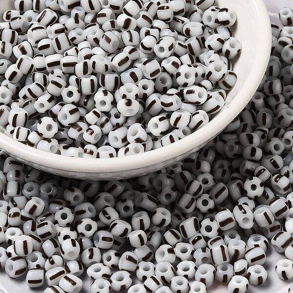 6/0 Opaque Colours Seep Glass Seed Beads