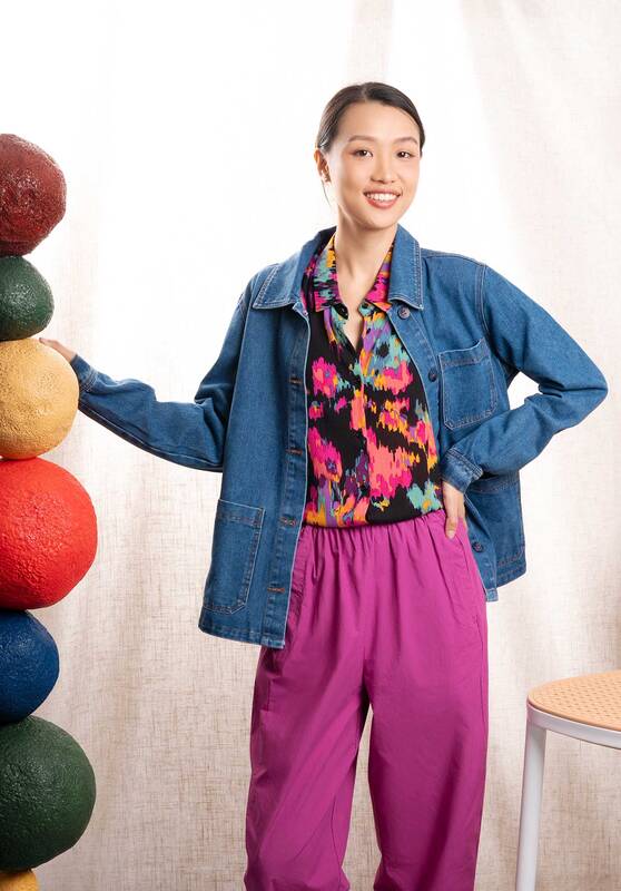 Jacket J2342 Jeans-Gris | Color: JEANS GRIS | Size: M