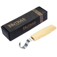Hutsuls Spoon Carving Knife for Beginners - Right-Handed Razor Sharp Wood Carving Hook Knife Tool in Beautiful Gift Box Kuksa...