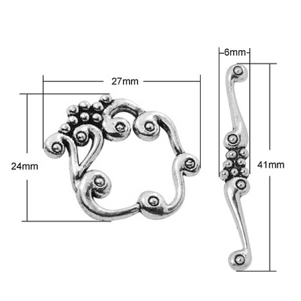 Alloy Toggle Clasps
