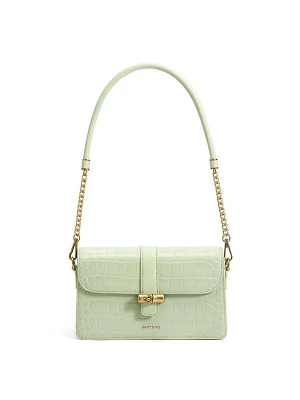 Smting crocodile flag bag with Bamboo Joint Lock