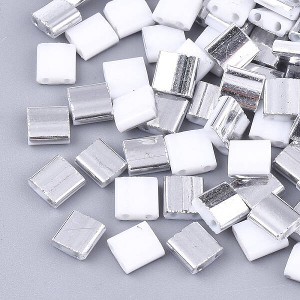 Electroplate Opaque Glass Seed Beads