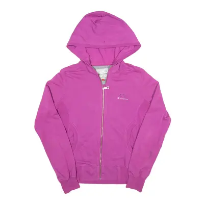 CHAMPION Hoodie Pink Full Zip Womens S