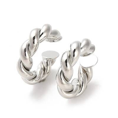 Brass Cuff Earrings