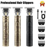 Hair & Beard Trimmer for Men, Professional Hair Trimmer Hair Clippers for Men, Cordless USB Rechargeable T-Blade Trimmer Shav...