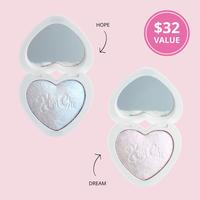 KimChi Chic Beauty Pearls Gone Wild Mini Bundle - 2 Mini Iridescent Compact Highlighters