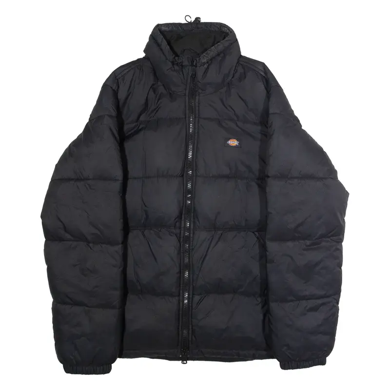 DICKIES Mens Puffer Jacket Black M