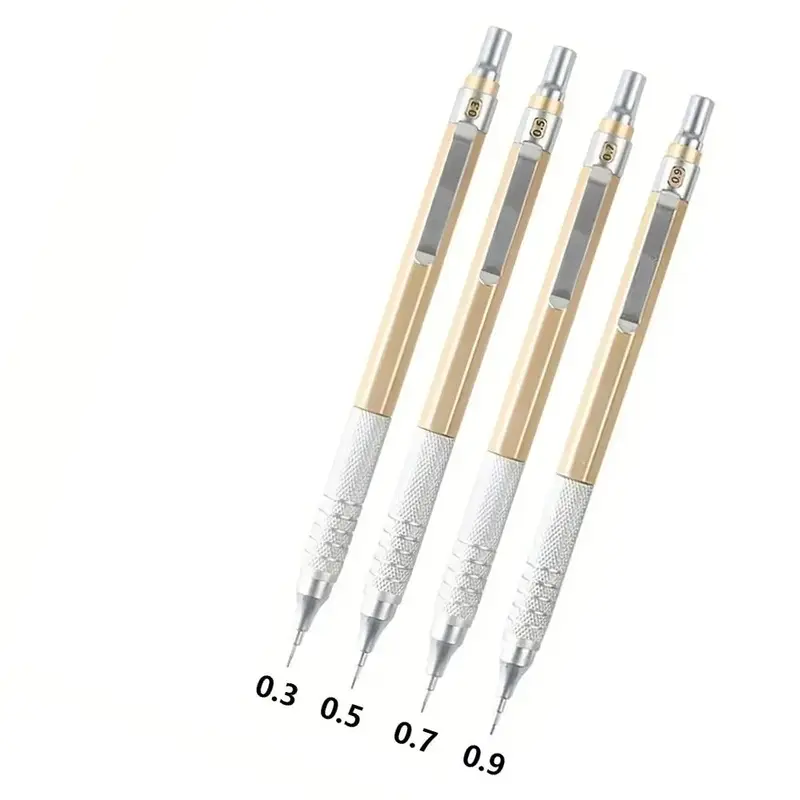 Cool School Supplies, 2pcs Mechanical Pencil with Refill Set, Refillable Lead Pencil with Clip for Writing Drawing Sketching ...