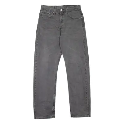 LEVI'S 505 Jeans Mens Grey Regular Straight W33 L32