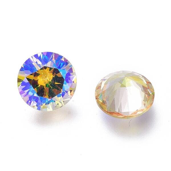 Cubic Zirconia Pointed Back Cabochons