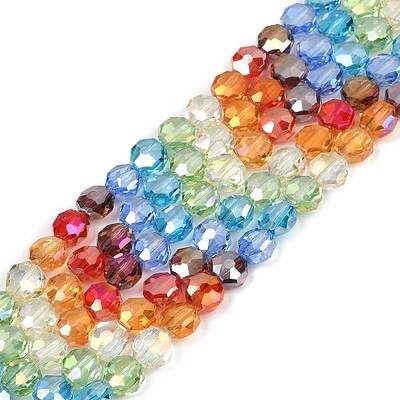Electroplate Glass Beads Strands
