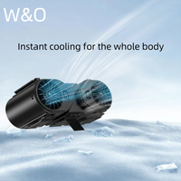 W&O-D25 outdoor Waist Fan 4-in-1 Portable Waist Fan Portable Personal Fan Quick Charge Long Use Time 4-12h Working Time Fan f...