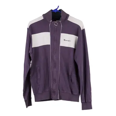 Champion Zip Up - Medium Purple Cotton