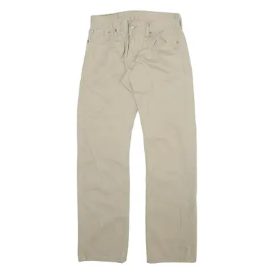 LEVI'S 514 Mens Trousers Beige Regular Straight W30 L32