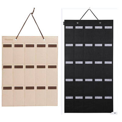 Wall-mounted Felt Cloth Glasses Storage Roll