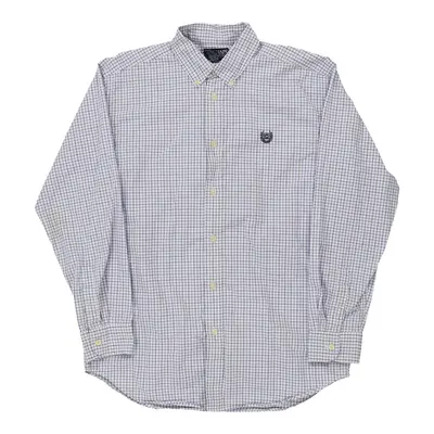 Age 13 Chaps Ralph Lauren Checked Shirt - XL White Cotton
